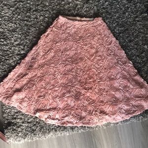 Anthropologie floral skirt